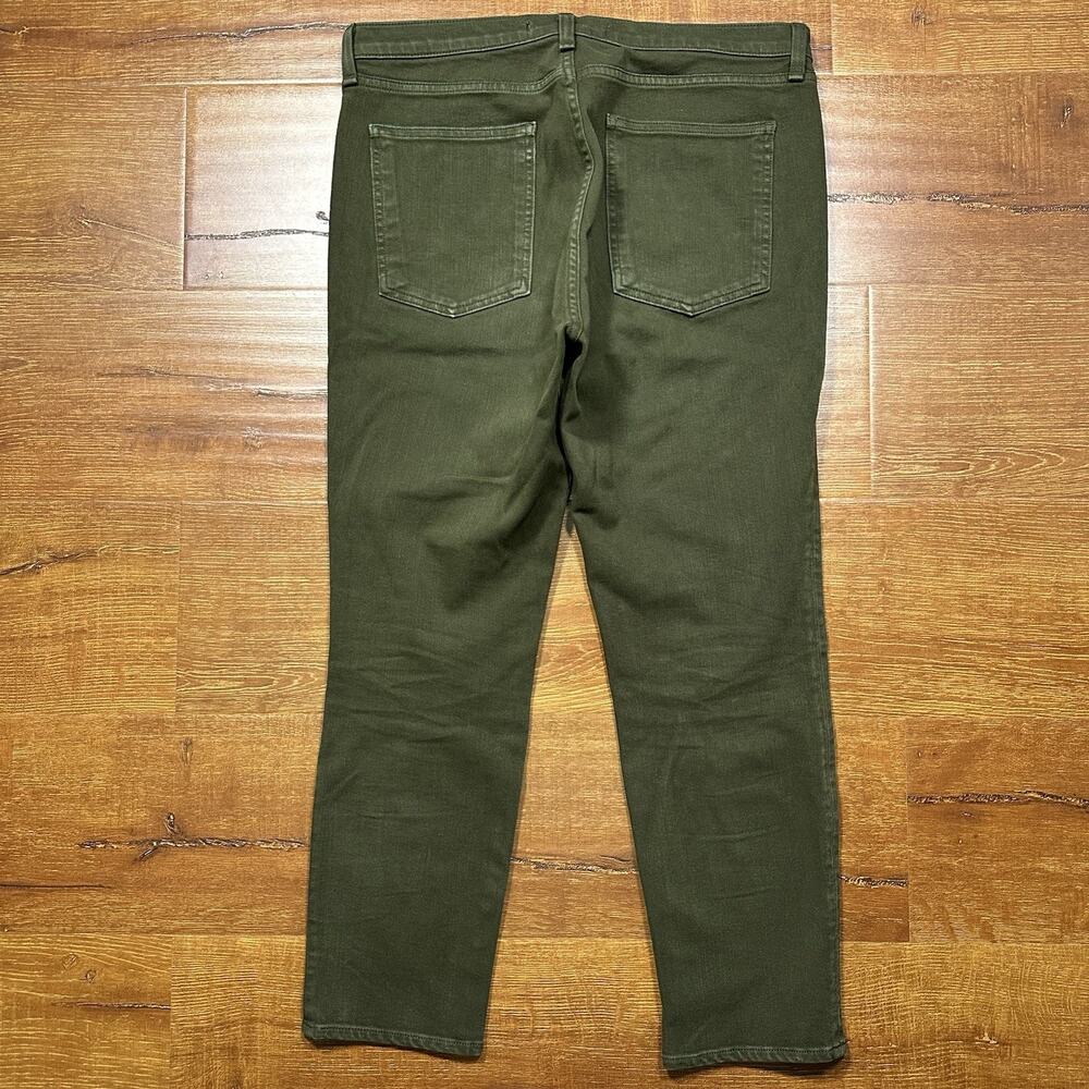 Veronica Beard Jeans Womens 32x26 Olive Green Chino Pants Army Retro City USA - Picture 2 of 16
